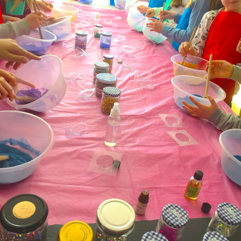 Girls' Bath Bomb and Soap Making Party for 7 13 Year Olds Giddy Diva